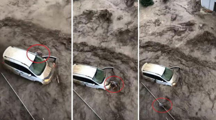 Türkiyədə yaxınlaşan selin dəhşətli görüntüləri - ANBAAN VİDEO 