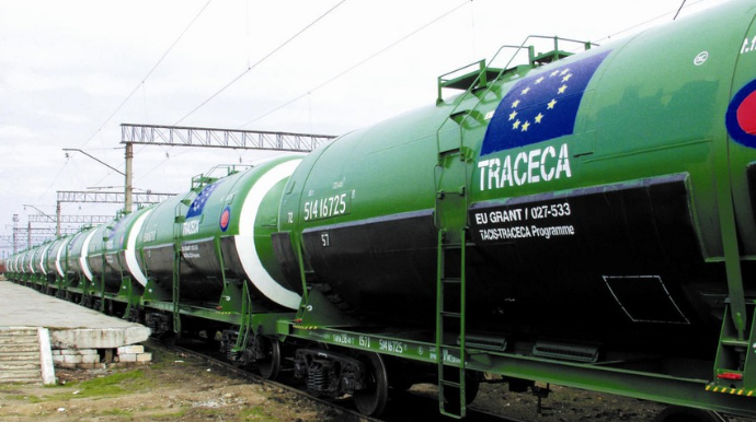 TRACECA-nın Azərbaycan hissəsində tranzit yük daşımaları 3 %-dən çox artıb