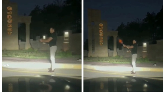 Azərbaycanda havaya atəş açan iş adamı axtarışa verildi - VİDEO 