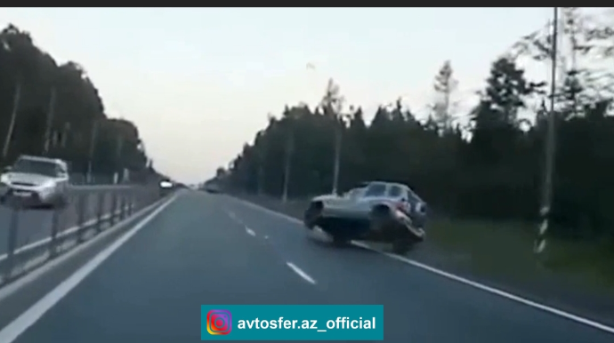 "Niva" ilə "avtoşluq" edib dəhşətli qəza törətdi - ANBAAN VİDEO