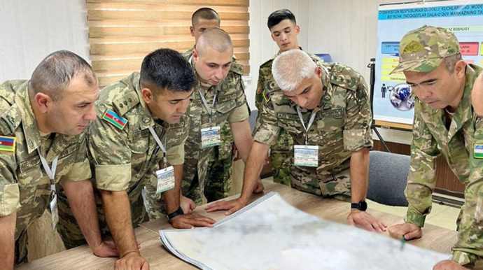 Azərbaycan-Özbəkistan birgə hərbi təlimi başlayıb - FOTO