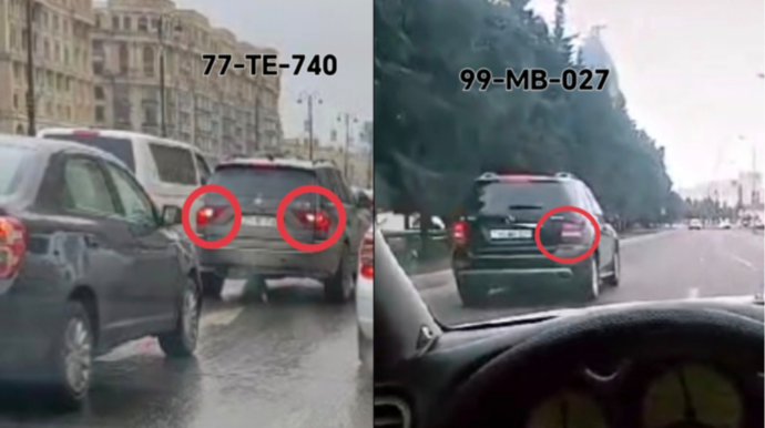 İşıq siqnallarının başına oyun açan sürücülər - ŞİKAYƏT   - VİDEO