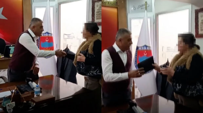 Qadın taksidə itirdiyi zinət əşyalarını bələdiyyədə “tapdı”  - VİDEO