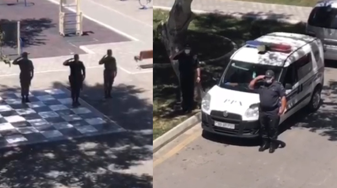 Bakıda polislərin bu hərəkəti videoya çəkildi  - Tükürpədən VİDEO