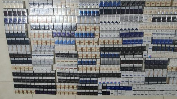 Naxçıvanda 8 min manatlıq siqaret oğurlandı - FOTO