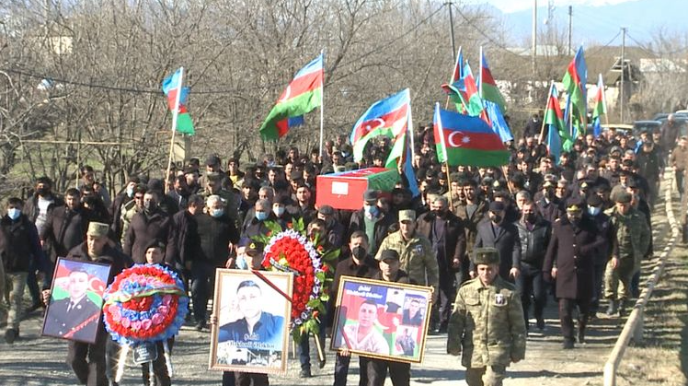 Vətən Müharibəsi şəhidi Ələkbər Ələkbərli Tərtərdə dəfn edilib  - FOTO