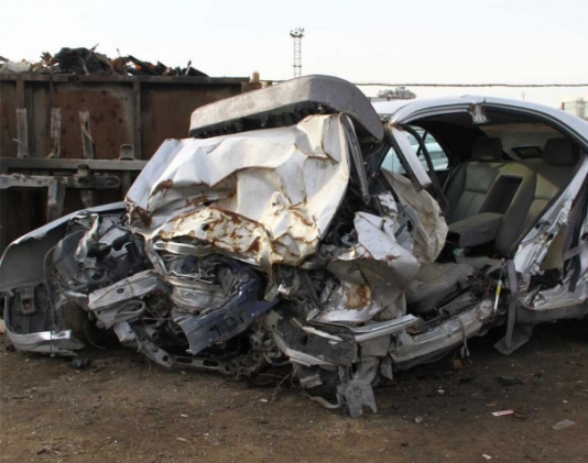 Avtomobil aşdı: sürücü ağır xəsarət alıb - Kürdəmirdə