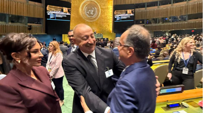 Prezident və xanımı BMT-nin mənzil-qərargahında – FOTOLAR - VİDEO 