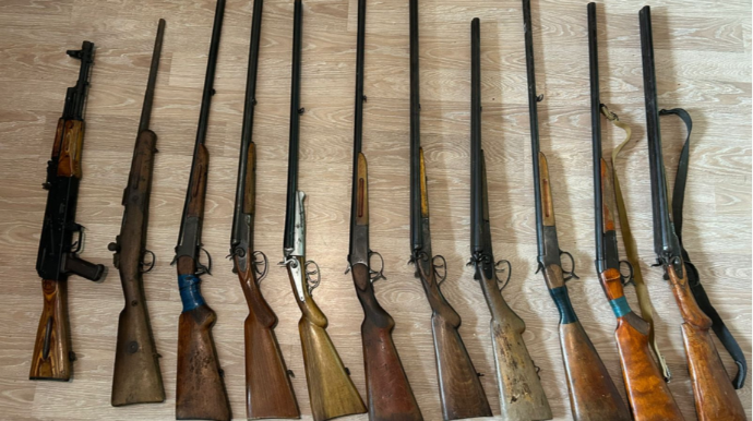 Ötən gün qanunsuz saxlanılan silah-sursat aşkar edildi 