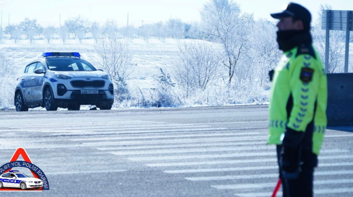 DYP əlverişsiz hava şəraiti ilə bağlı sürücüləri diqqətli olmağa çağırdı 