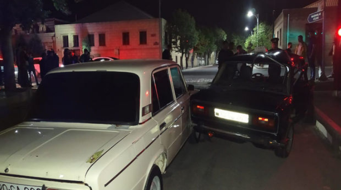 В Гяндже столкнулись легковые автомобили: есть пострадавший  - ФОТО