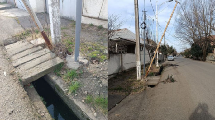 Lənkəranda təhlükəli dirəklər: Hər an bədbəxt hadisə baş verə bilər   - FOTO