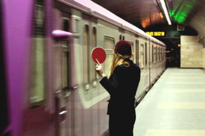 Metronun "C.Cabbarlı"-"Xətai" xəttində sərnişinlər diaqnostika qatarları ilə gəliblər