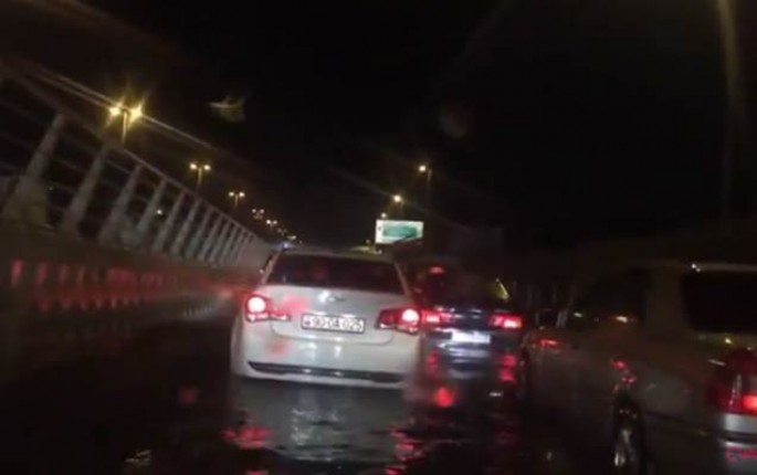 Dərnəgül yolu iflic vəziyyətə düşdü - VİDEO