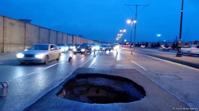 Bakıda çökən yolla bağlı araşdırmalar başa çatır