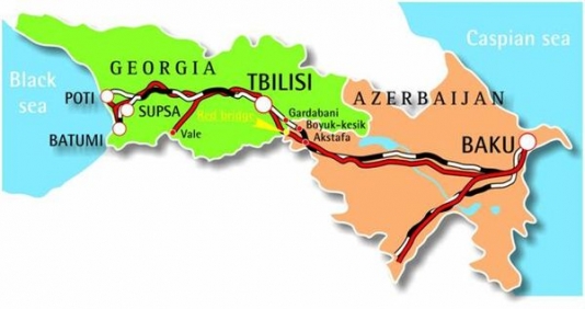 Daşınan yüklərin həcmi 8 faizdən çox azalıb - TRACECA dəhlizi ilə