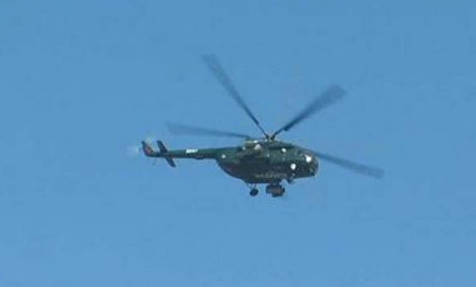 Sumqayıtda uçan helikopterlərdən sakinlər üçün dəvətnamə atılıb - VİDEO