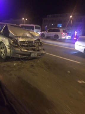 Sumqayıtın girişində baş verən qəza tıxaca səbəb oldu - FOTOLAR