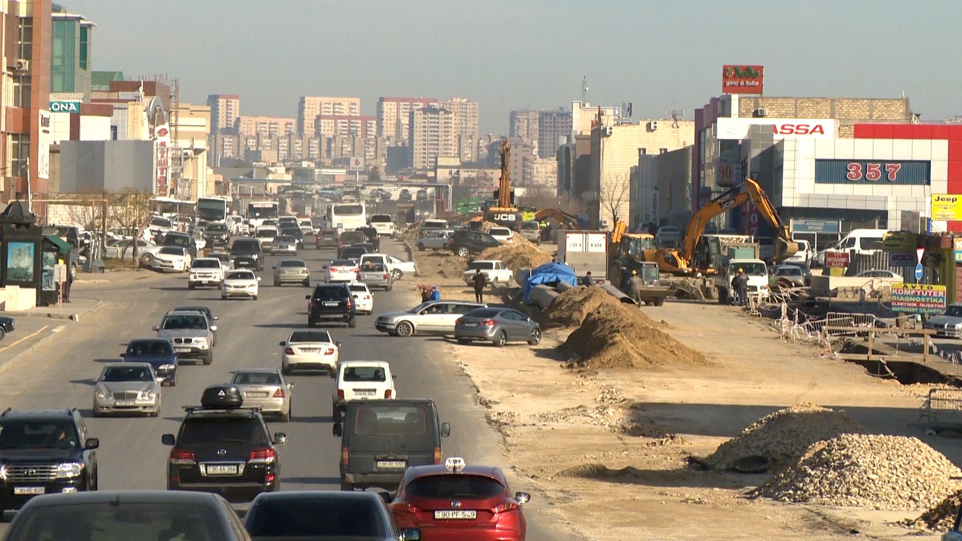 Babək prospektində təmir işlərinin bitmə vaxtı açıqlandı - VİDEO