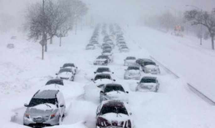 Güclü qar yağdı: şəhərdə ictimai nəqliyyatın hərəkəti iflic olub - 1 ölü, 3 yaralı