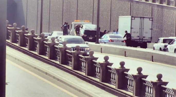 Ziya Bünyadov prospektində yol qəzası – FOTO