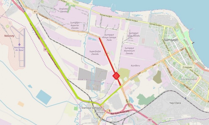 Sabah bu yol bağlanacaq