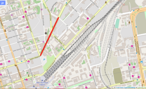 Bu küçənin bir hissəsində hərəkət məhdudlaşdırılır - XƏRİTƏ