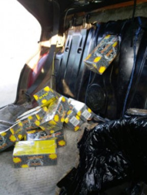 Avtomobildən 600 pirotexniki vasitə aşkarlandı