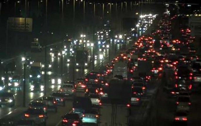 Bakıda güclü tıxac yaranıb