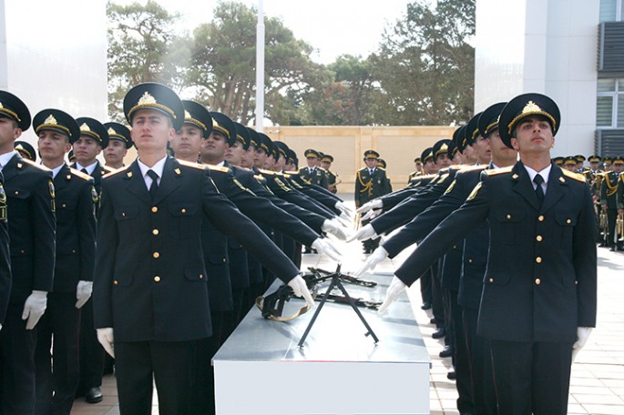 Polis Akademiyasında andiçmə mərasimi keçirilib - FOTO