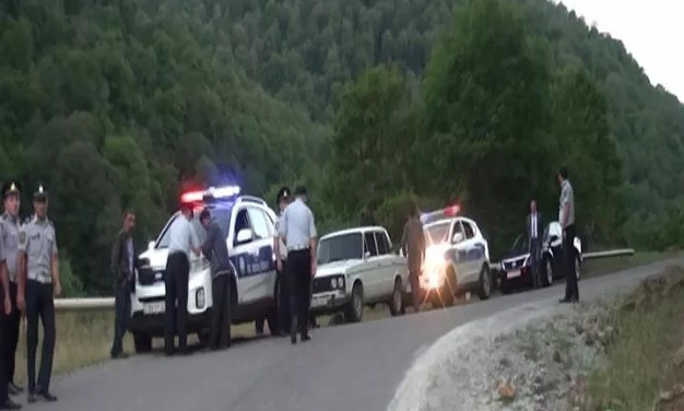 Azərbaycanda yol polisi qəzada öldü - FOTO