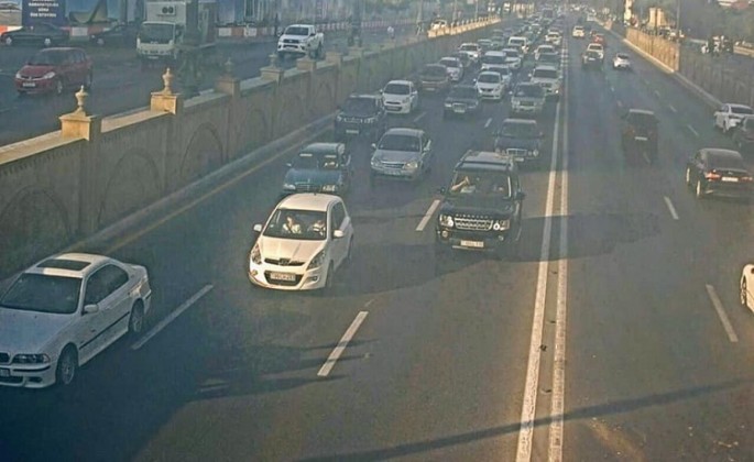 Heydər Əliyev prospektində qəza - FOTO