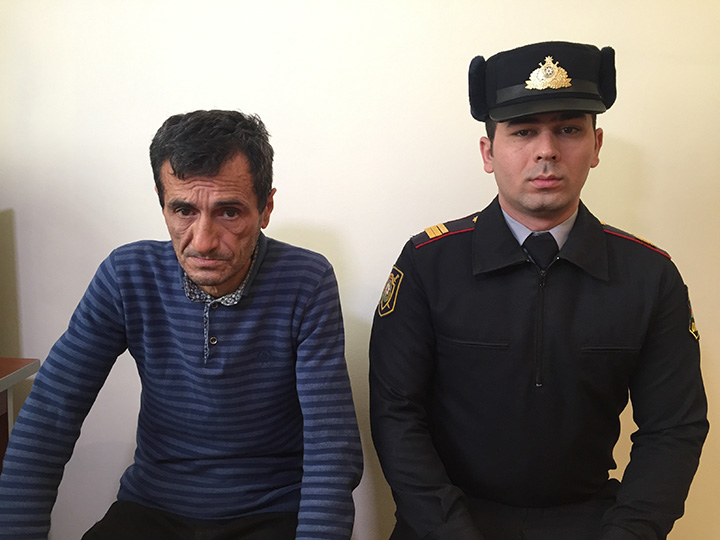 Bakıda silahlı şəxs saxlanılıb - FOTO