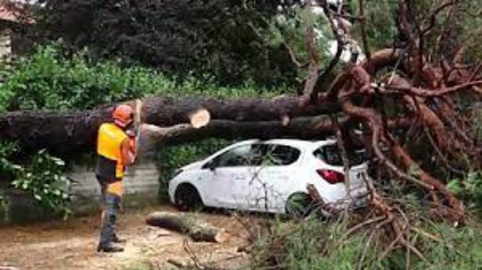 Şimal bölgələrini yay fırtınaları bürüyür  - FOTO