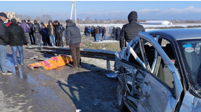 Xaçmazda zəncirvarı qəza baş verib, ölən və yaralananlar var - FOTO 