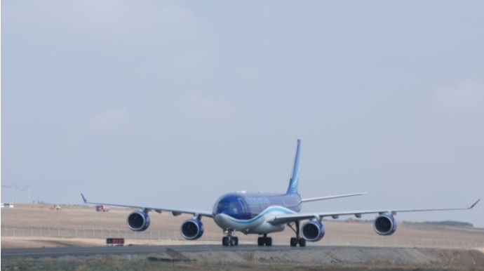 AZAL-ın təyyarəsi Zəngilan Hava Limanına  eniş etdi