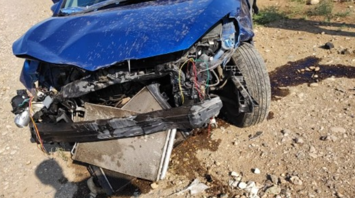 Goranboyda qəza - Xəsarət alan var  - FOTO