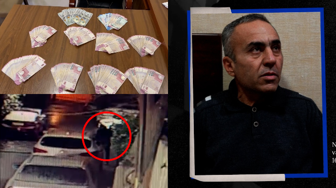 Avtomobildən 124 min pul oğurlayan şəxsi polis saxladı - FOTO - VİDEO