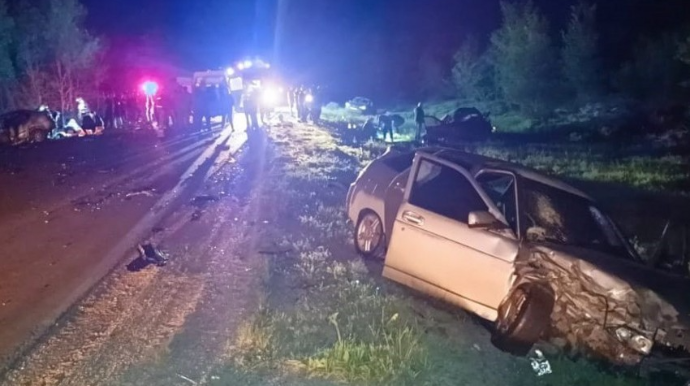 Rusiyada ağır yol qəzası: 5 nəfər öldü