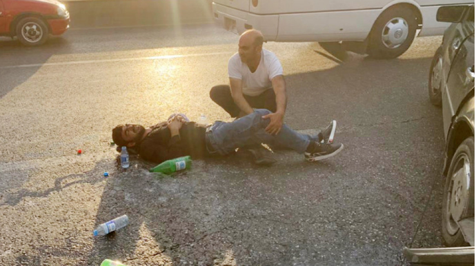 Bakıda yol qəzası baş verib, 3 nəfər yaralanıb  - FOTO