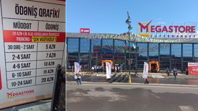 Supermarket qanunsuz parkinq təşkil edib yüksək qiymət qoydu – TƏLİMÇİ ŞİKAYƏT ETDİ - VİDEO 