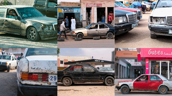 Afrika ölkələrində "Mercedes"lər - FOTO