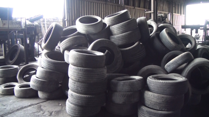 Sumqayıtda təkər emalı zavodunun fəaliyyəti dayandırıldı - FOTO - VİDEO