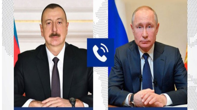 İlham Əliyev Putinə zəng etdi 