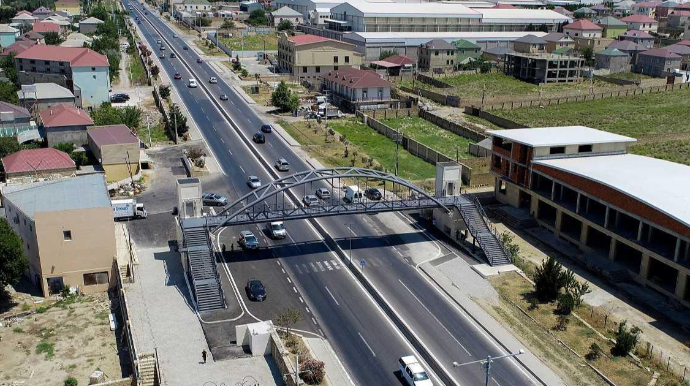 Bakı-Şamaxı-Yevlax avtomobil yolunda piyada keçidi istifadəyə verilib   - FOTO - VİDEO