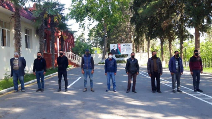 İşğaldan azad olunmuş ərazilərə keçməyə cəhd göstərən 9 nəfər saxlanıldı   - FOTO