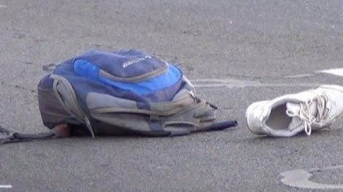 Lənkəranda maşın məktəblini vurdu