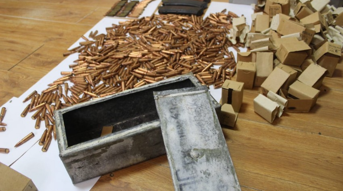 Göygöldə silah-sursat aşkarlanıb  - FOTO