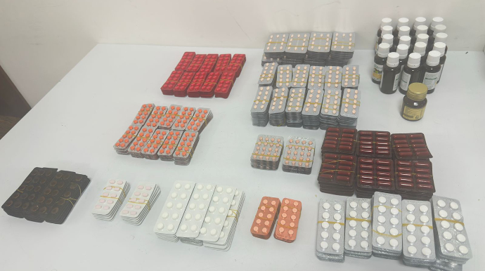 Təbrizdən Bakıya gətirilən minlərlə psixotrop tərkibli dərman gömrükdə ələ keçdi - FOTO