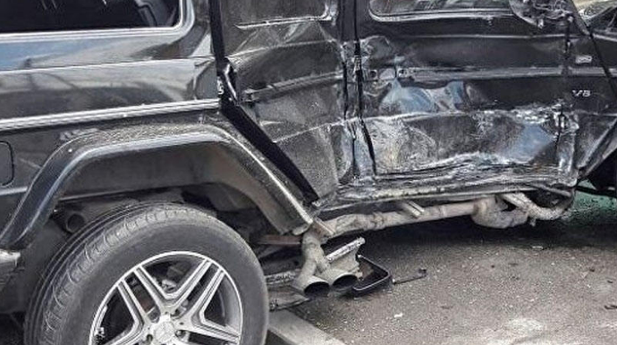 Şamaxıda iki avtomobil toqquşub, yaralılar var